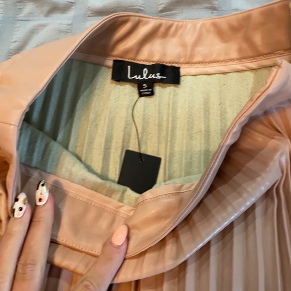 Faux leather midi skirt - Picture 4 of 5